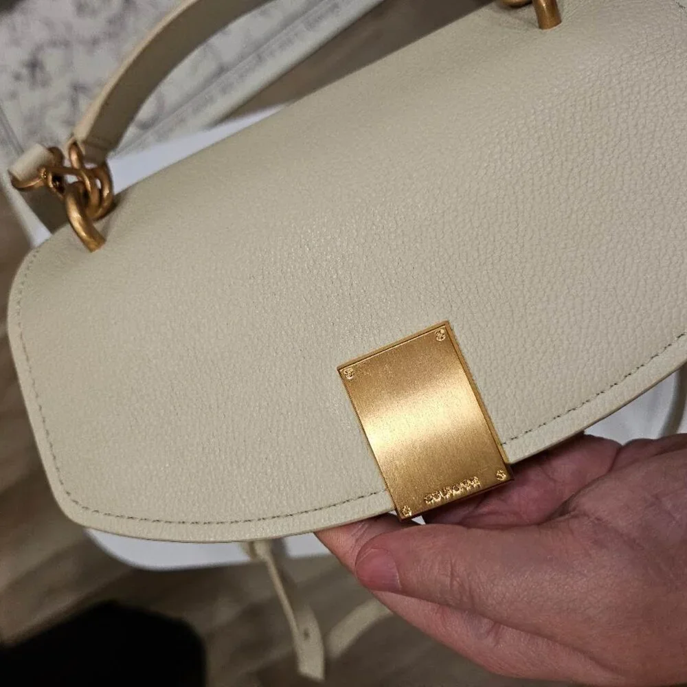 COURONNE Korean Kalmia Cream Tote Bag